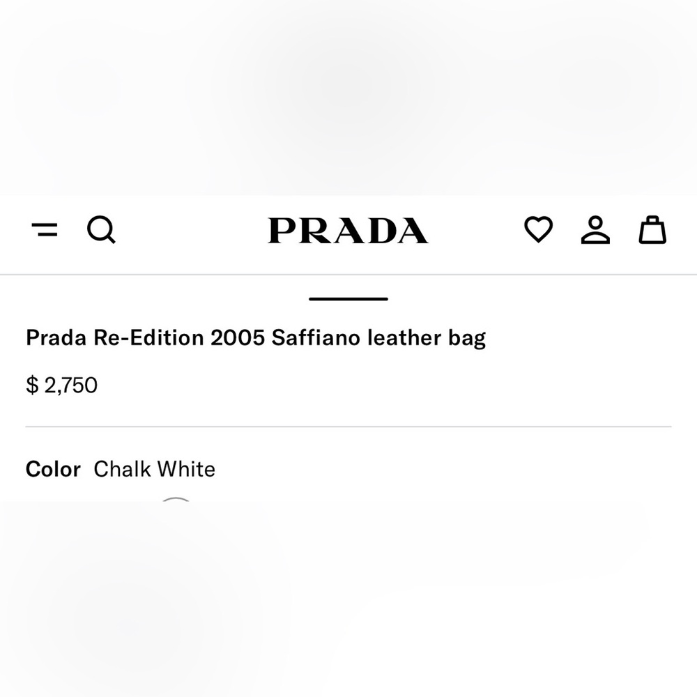 Prada Re-Edition 2005 Saffiano Leather Bag with Gold Hardware and Chain. - Picture 13 of 15